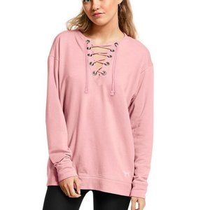 NWT Victoria’s Secret PINK Lace-Up Campus Crew